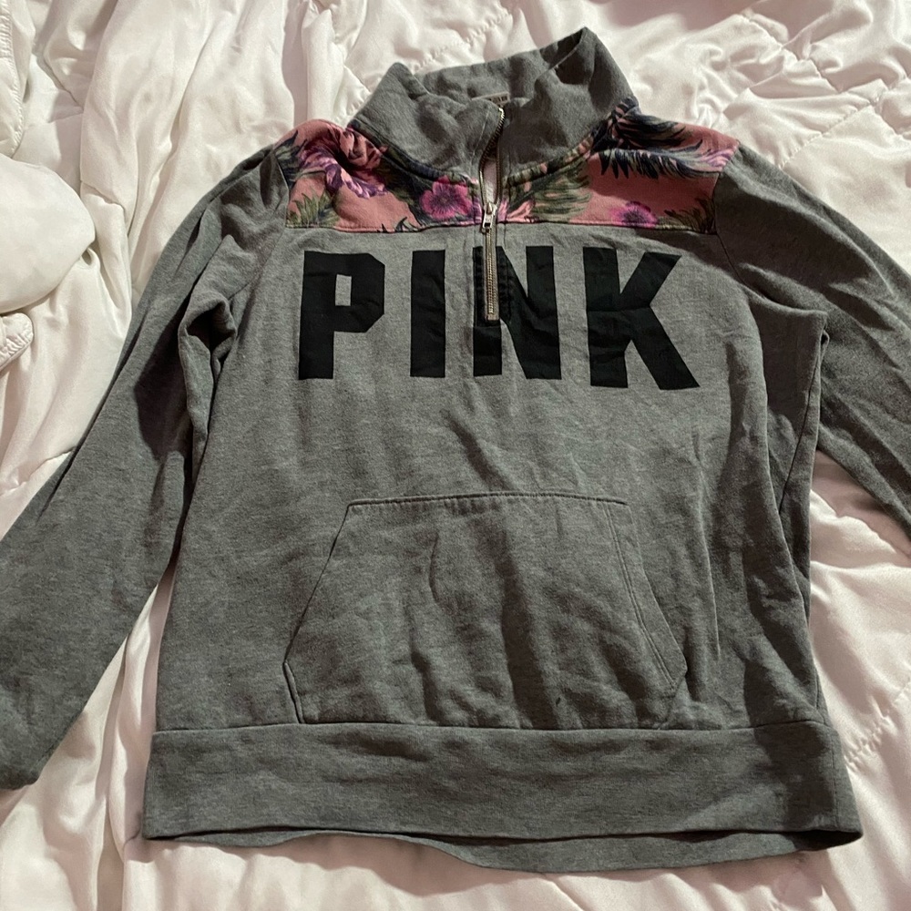 PINK VS Grey Turtleneck